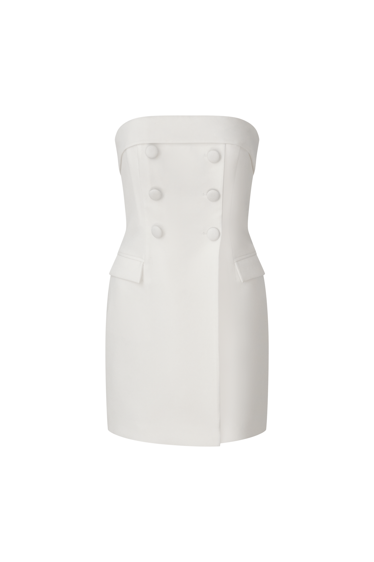 BCBGMAXAZRIA Carmen Dress Snow White