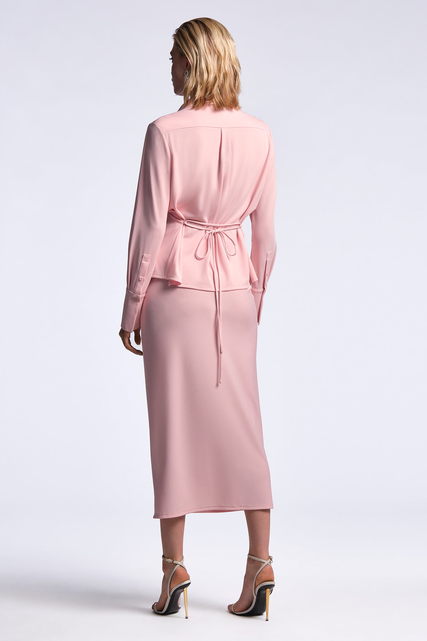 BCBGMAXAZRIA Faye Shirt Quartz Pink