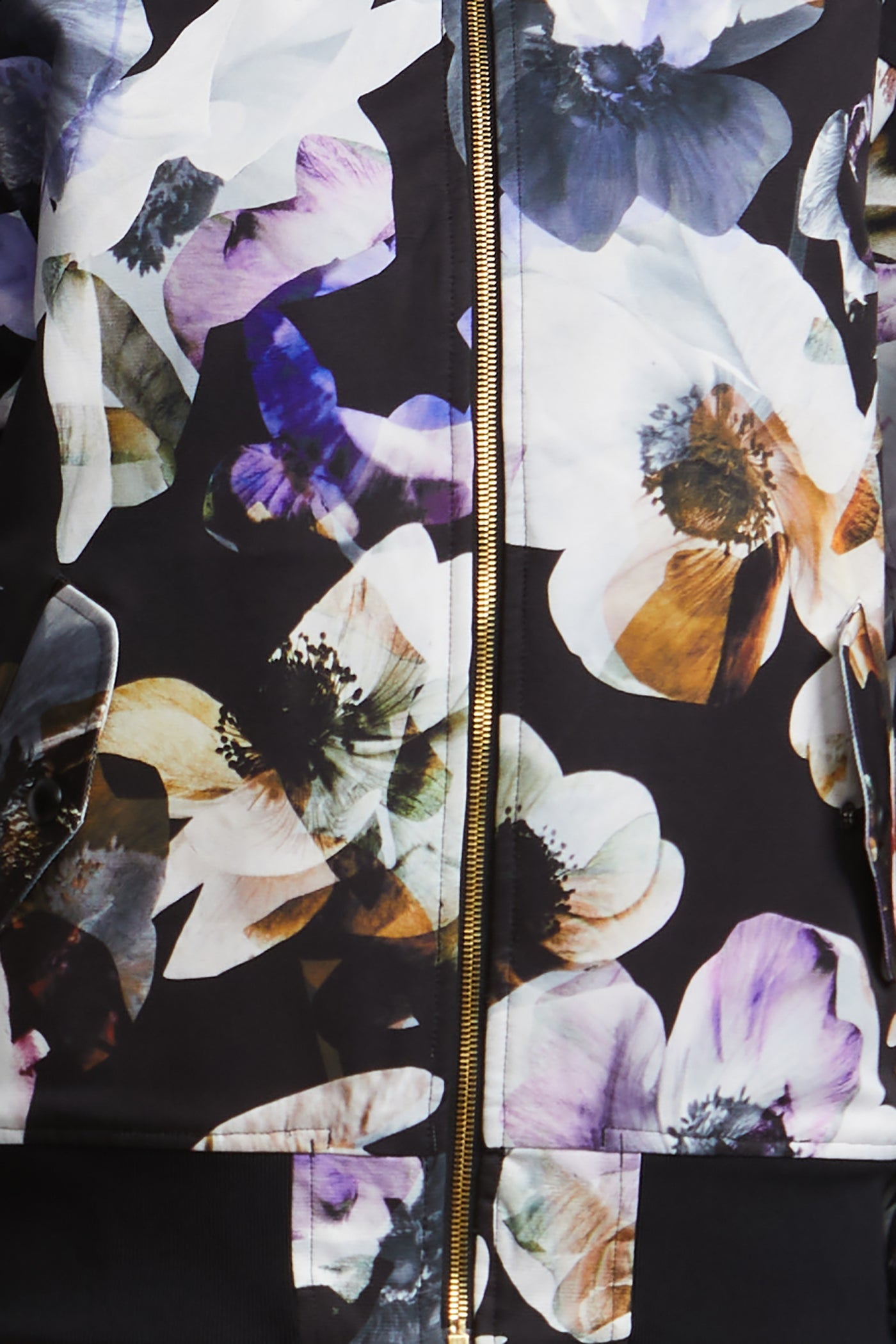 BCBGMAXAZRIA Arina Bomber Jacket Secret Garden Print