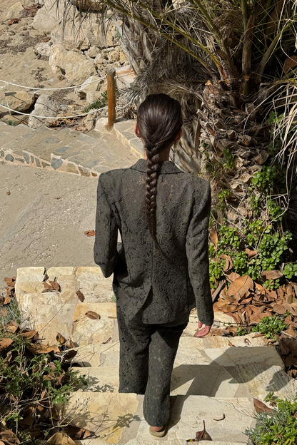 BCBGMAXAZRIA Kaia Blazer Dark Olive