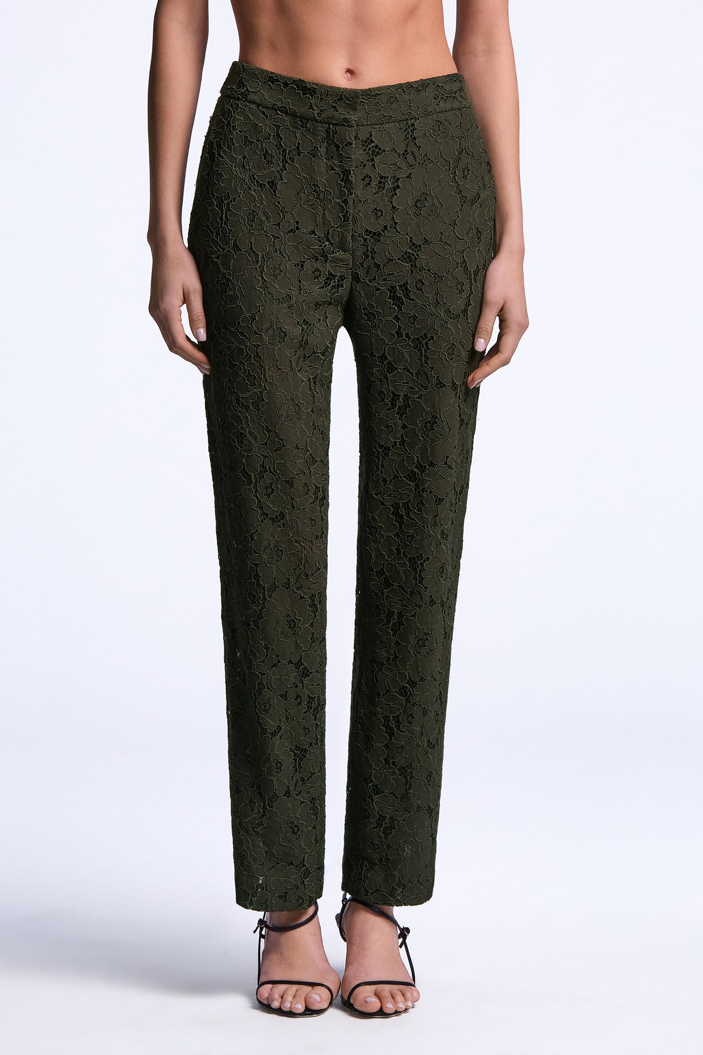 BCBGMAXAZRIA Safiya Pant Dark Olive
