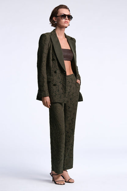 BCBGMAXAZRIA Safiya Pant Dark Olive