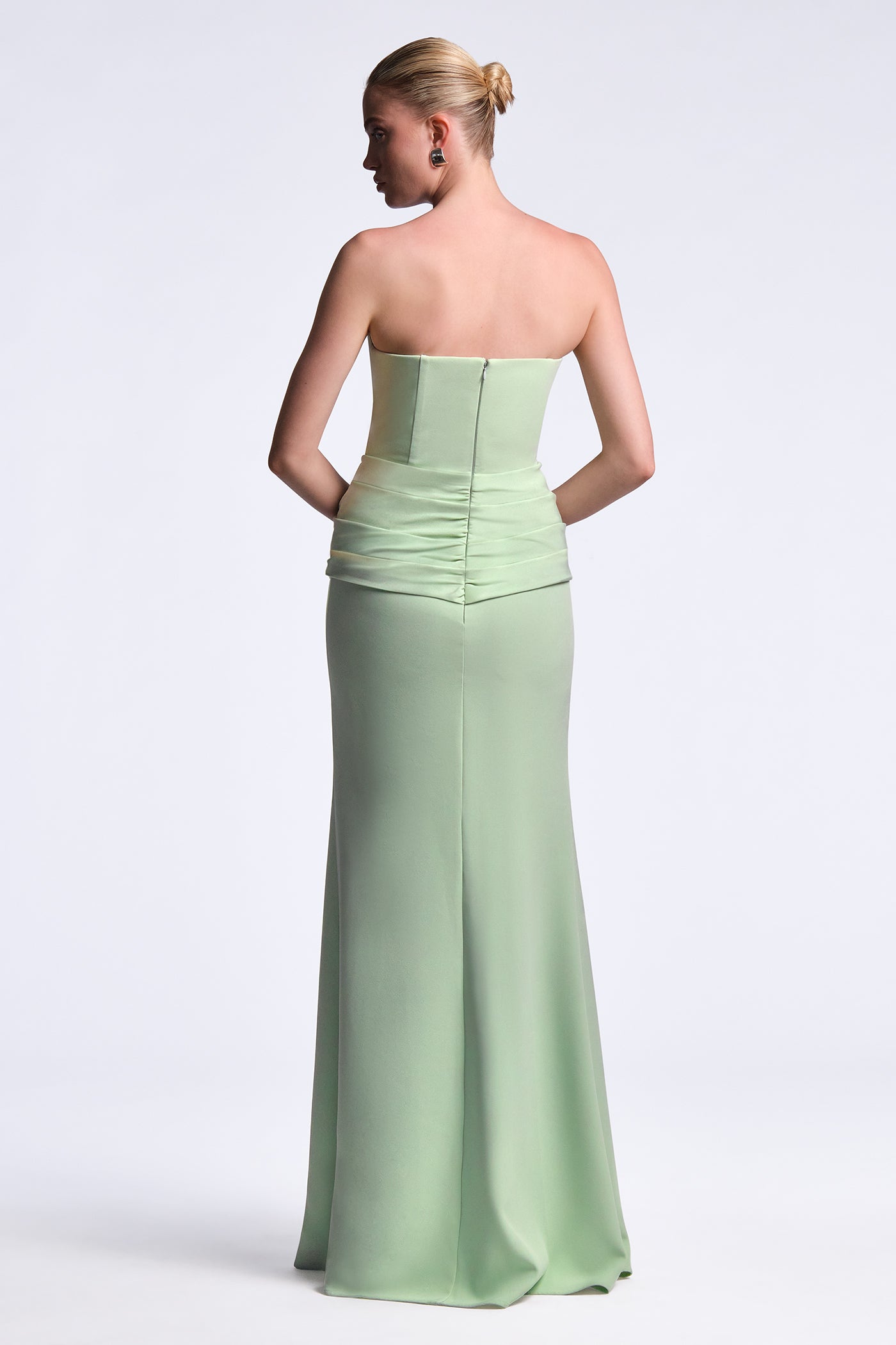 BCBGMAXAZRIA Sylvia Gown Pistachio