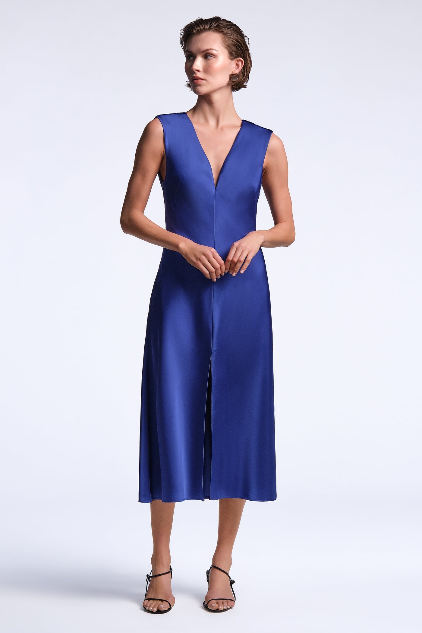 BCBGMAXAZRIA Leha Dress Ultra Violet