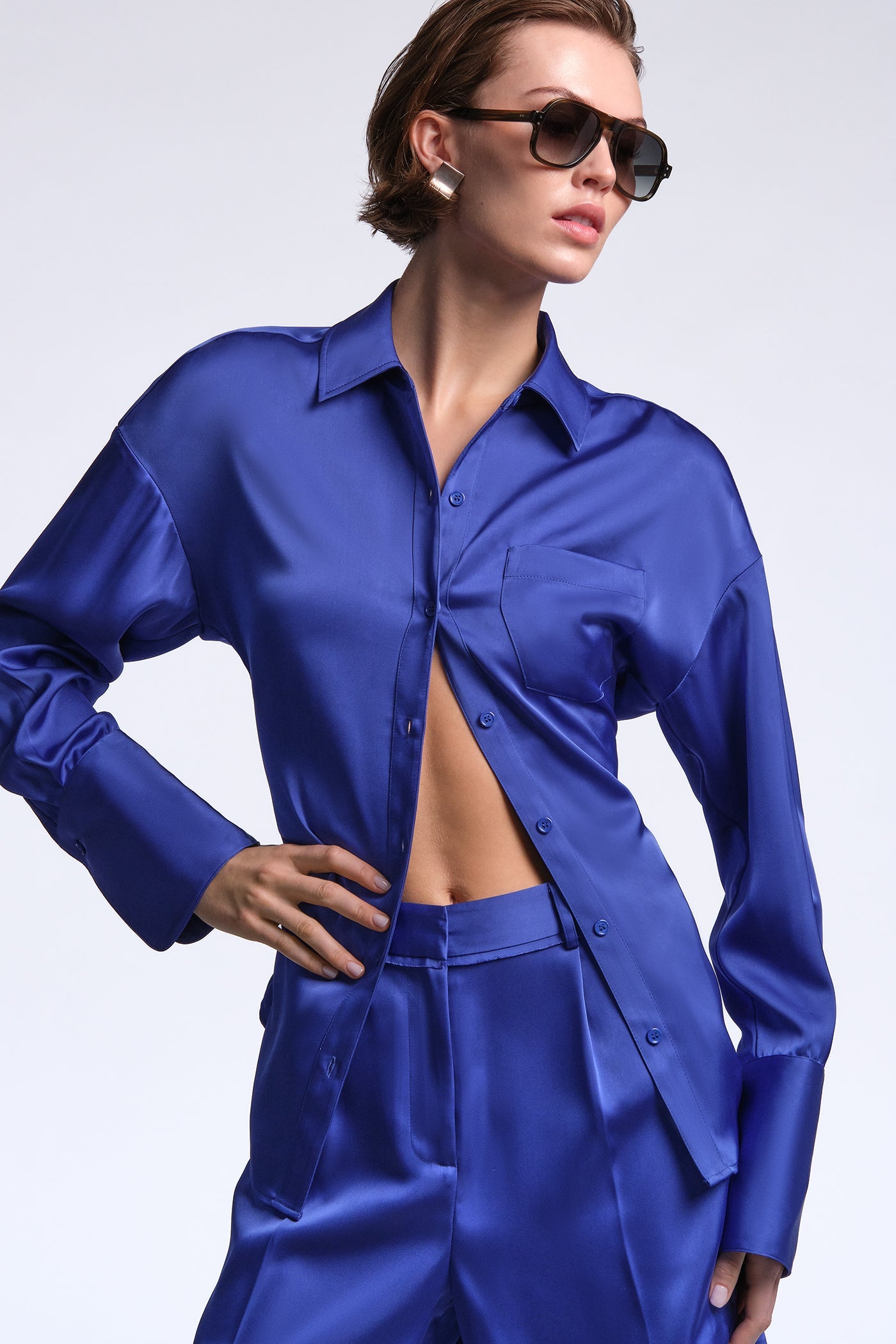 BCBGMAXAZRIA Juliette Top Ultra Violet