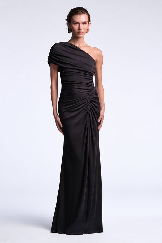 BCBGMAXAZRIA Solina Gown Black