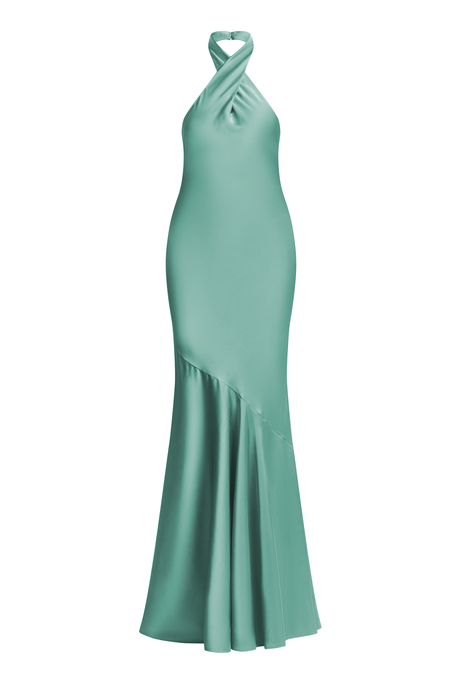 BCBGMAXAZRIA Evelyn Gown Eucalyptus