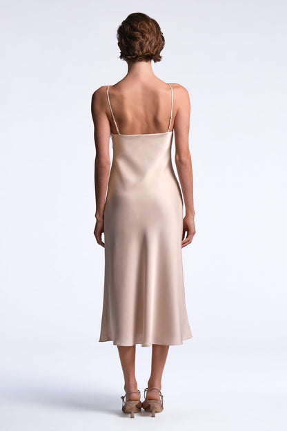 BCBGMAXAZRIA Mona Dress Peach Blush