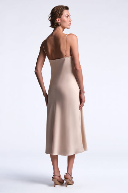 BCBGMAXAZRIA Mona Dress Peach Blush