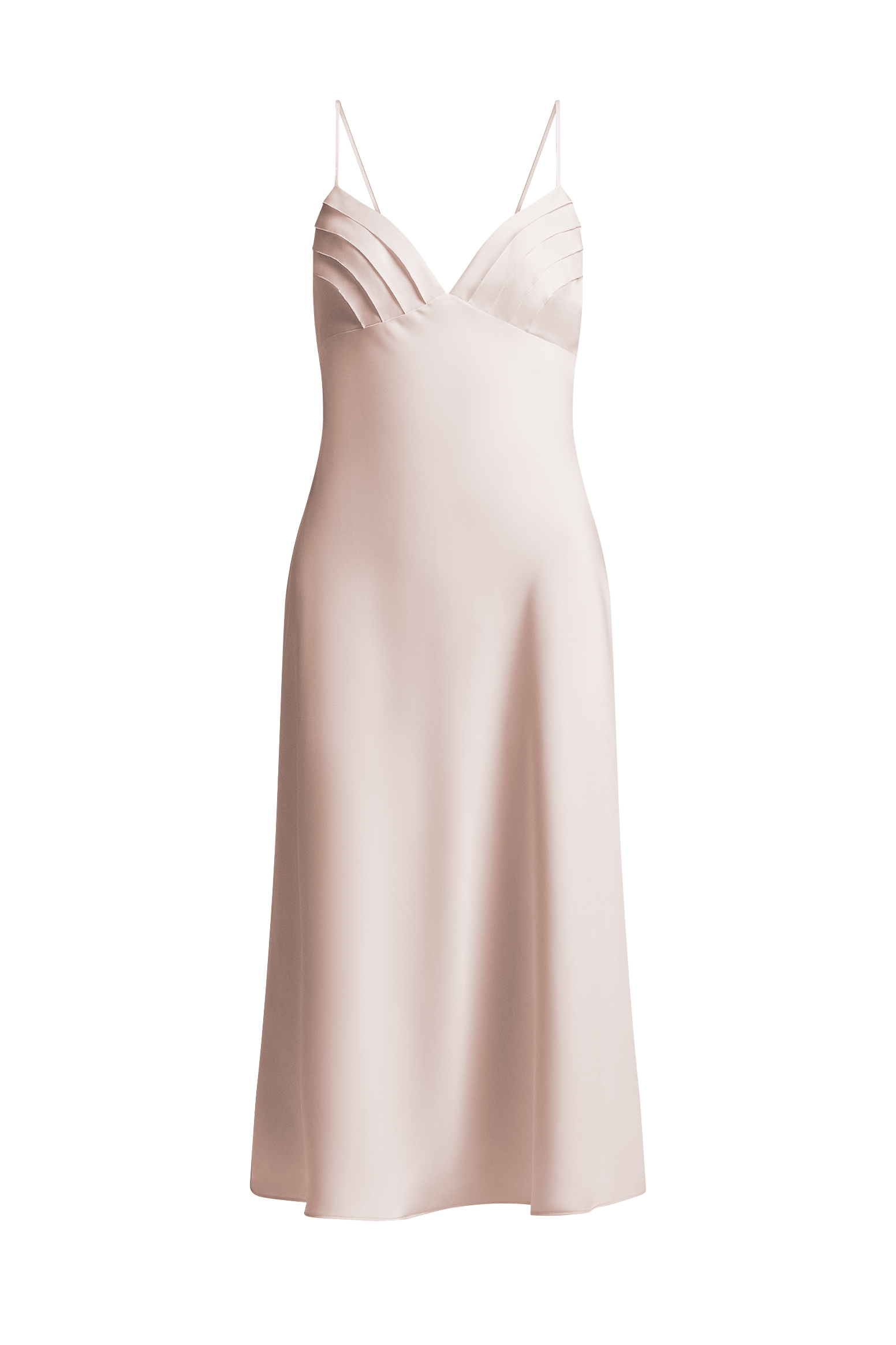 BCBGMAXAZRIA Mona Dress Peach Blush