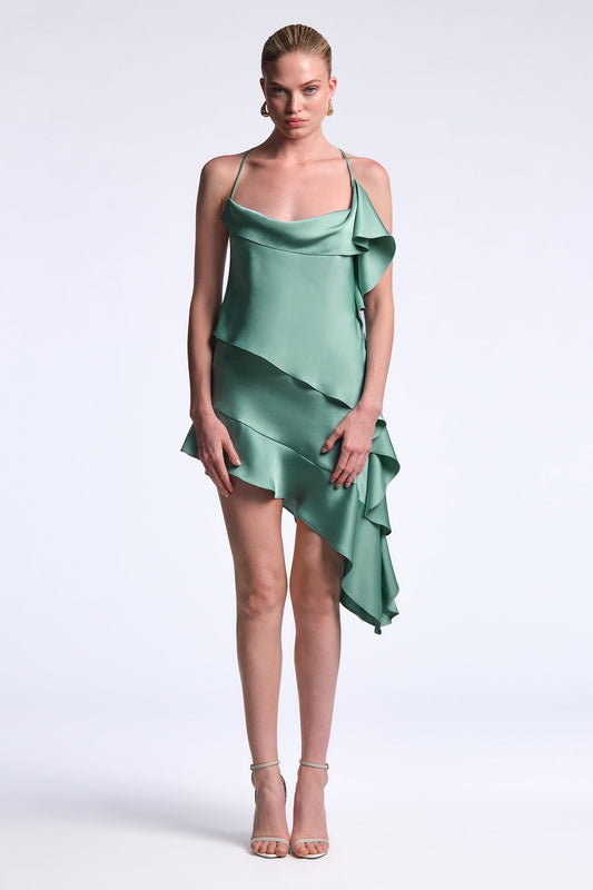 BCBGMAXAZRIA Fiona Dress Eucalyptus