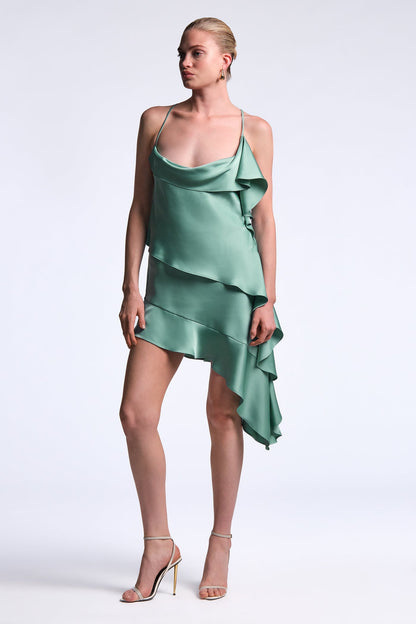 BCBGMAXAZRIA Fiona Dress Eucalyptus