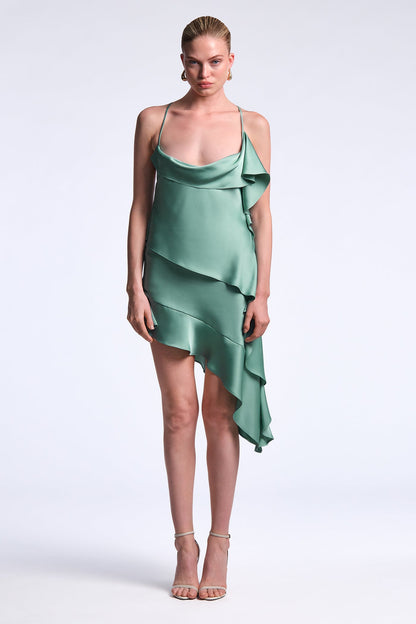 BCBGMAXAZRIA Fiona Dress Eucalyptus