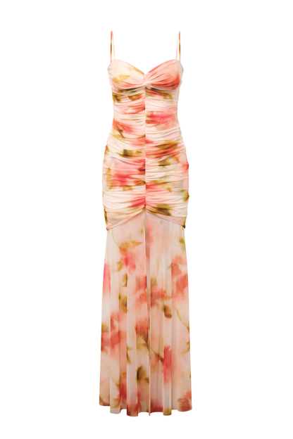 BCBGMAXAZRIA Soraya Gown Floral Echo Print
