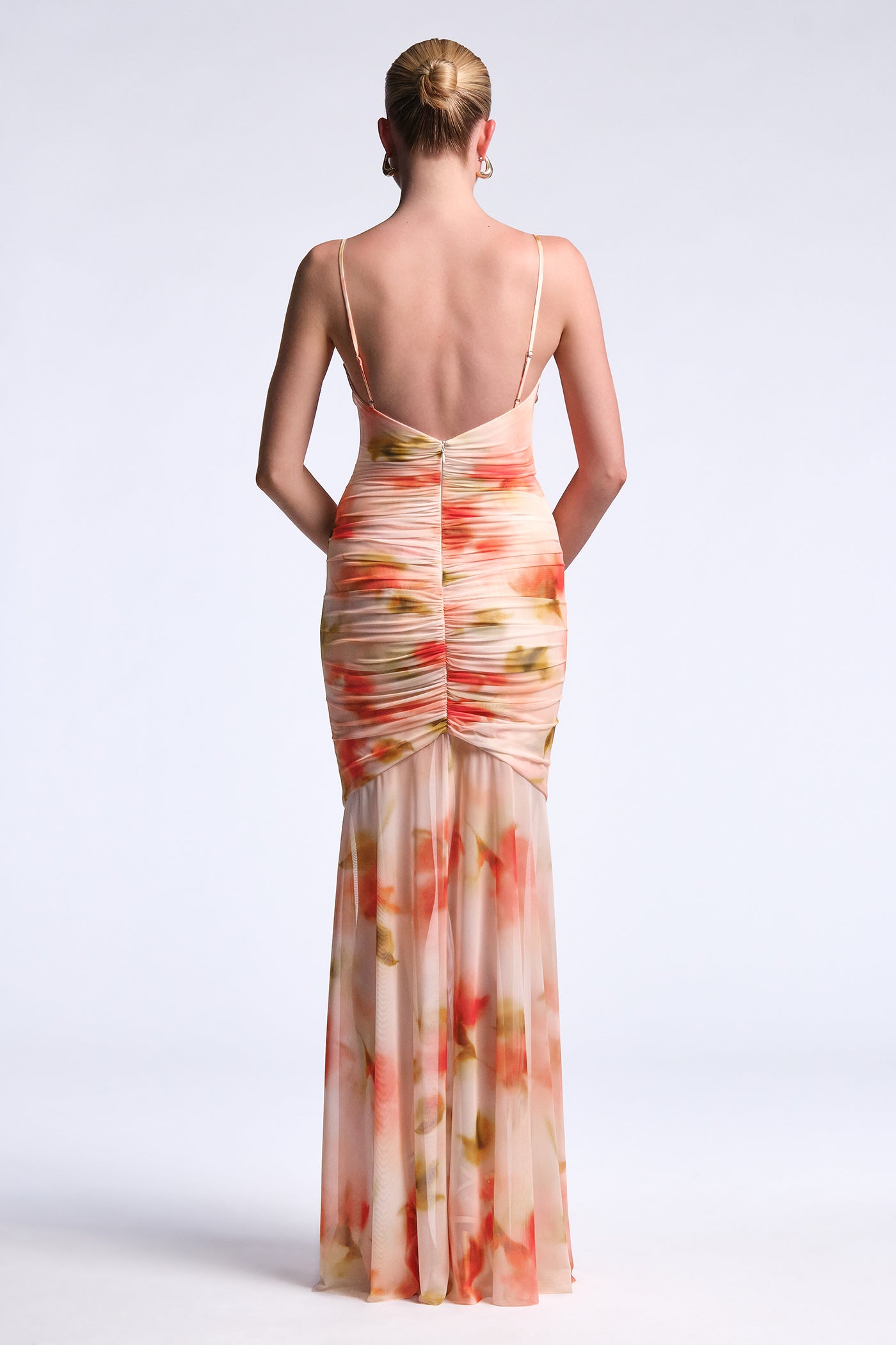 BCBGMAXAZRIA Soraya Gown Floral Echo Print