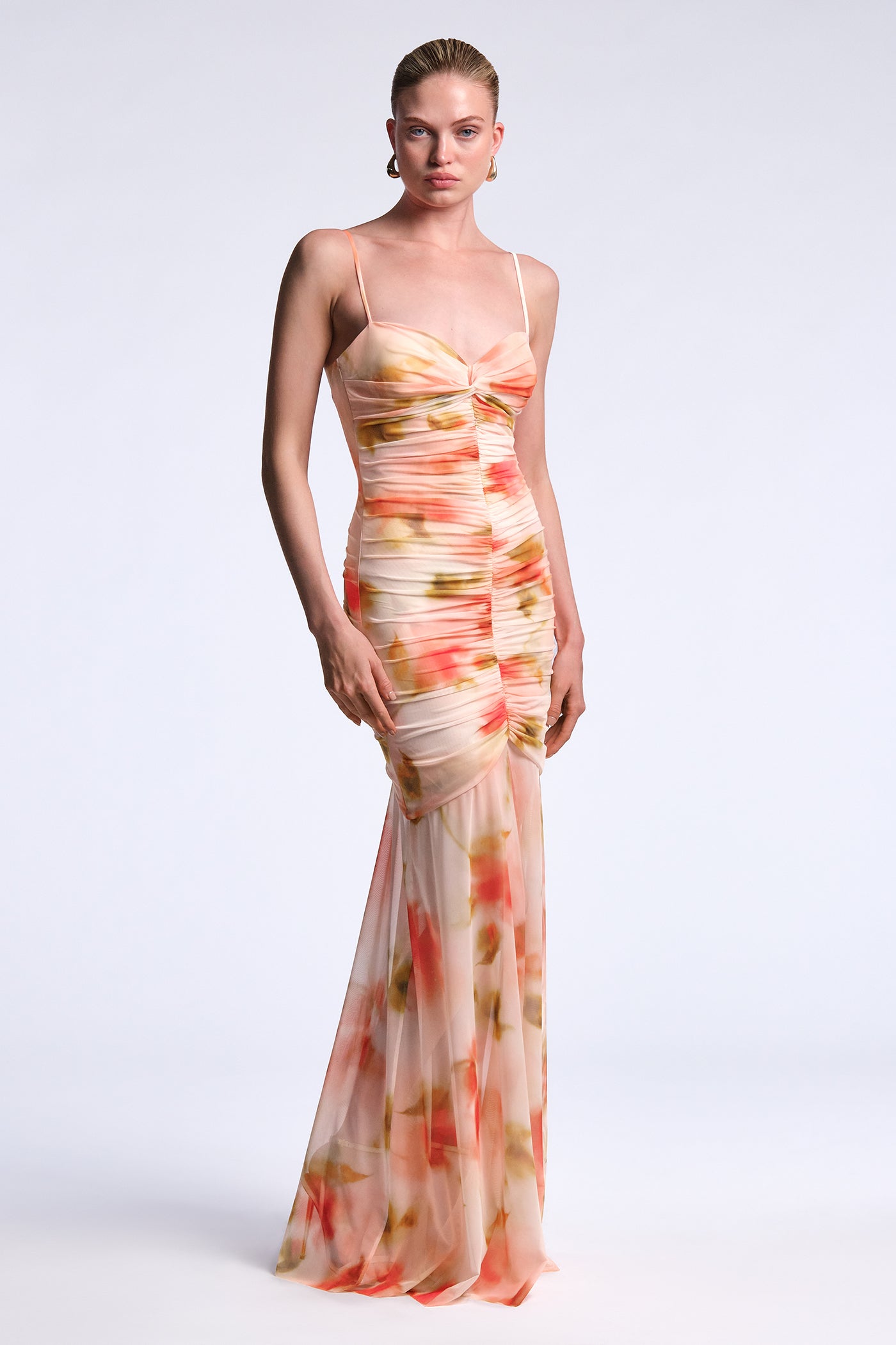 BCBGMAXAZRIA Soraya Gown Floral Echo Print