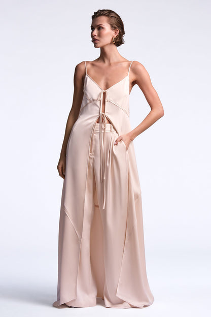 BCBGMAXAZRIA Cherie Blouse Peach Blush
