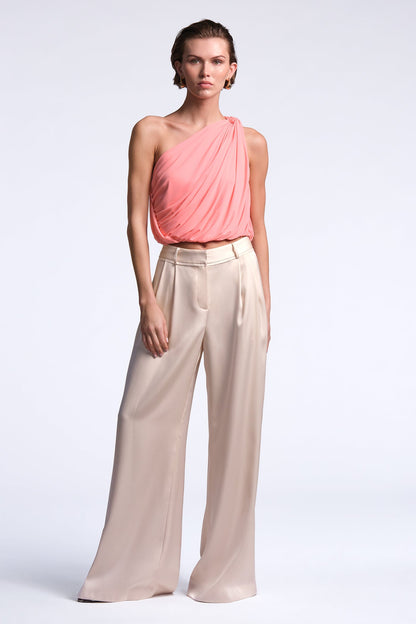 BCBGMAXAZRIA Ines Pant Peach Blush