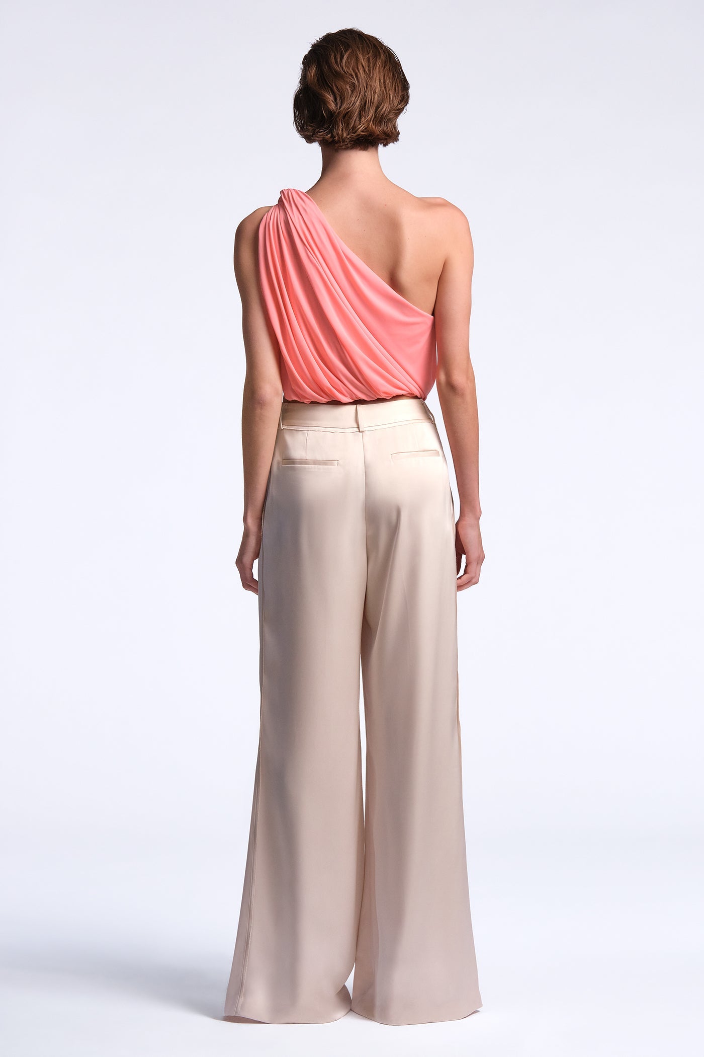BCBGMAXAZRIA Ines Pant Peach Blush