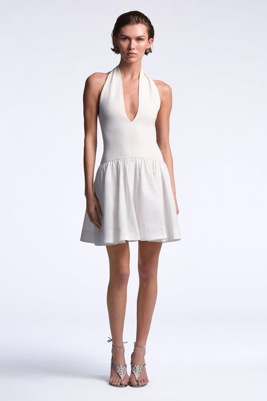 BCBGMAXAZRIA Perle Dress White