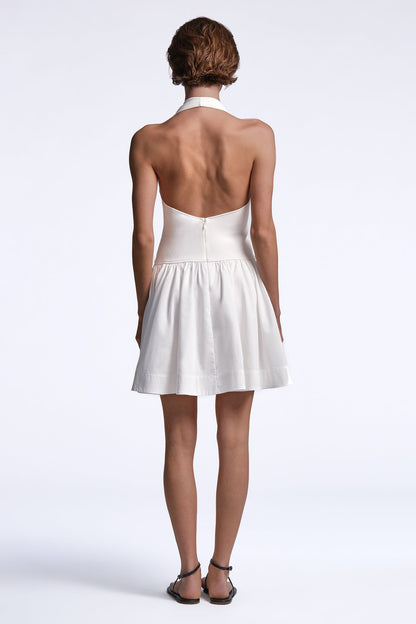 BCBGMAXAZRIA Perle Dress White