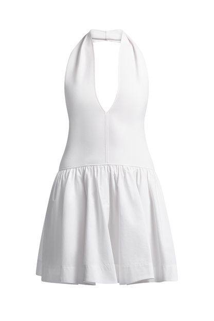 BCBGMAXAZRIA Perle Dress White