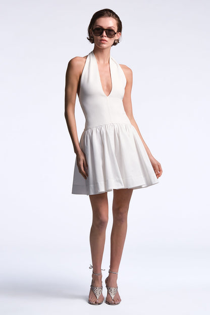 BCBGMAXAZRIA Perle Dress White