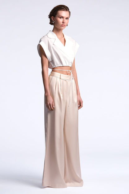 BCBGMAXAZRIA Karrigan Top White