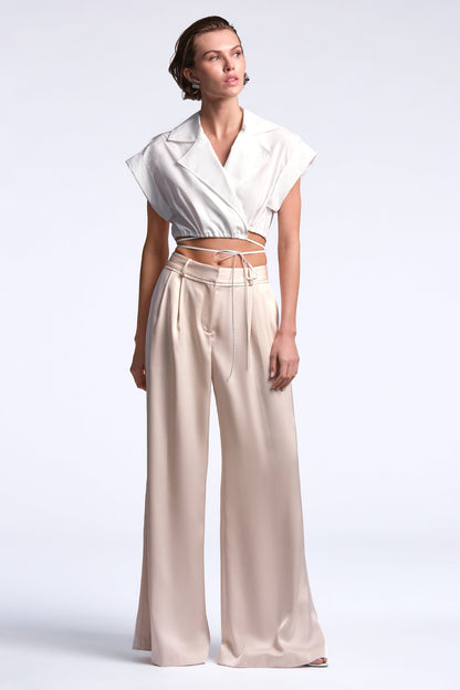 BCBGMAXAZRIA Karrigan Top White