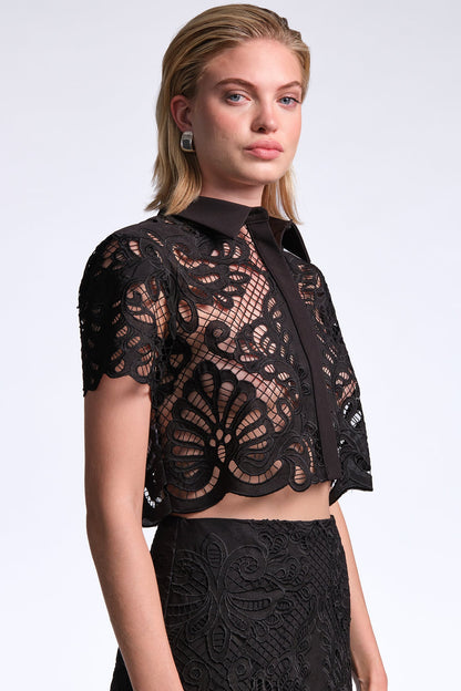 BCBGMAXAZRIA Nadira Polo Black