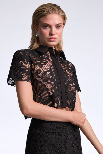 BCBGMAXAZRIA Nadira Polo Black