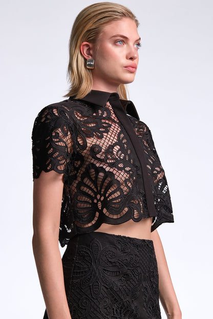 BCBGMAXAZRIA Nadira Polo Black