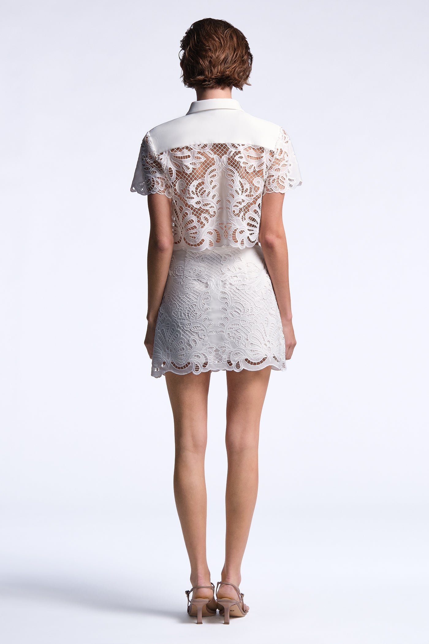 BCBGMAXAZRIA Nadira Polo White