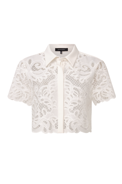 BCBGMAXAZRIA Nadira Polo White