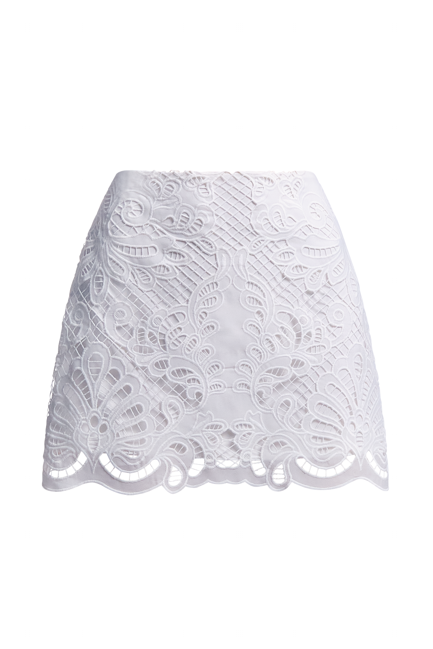 BCBGMAXAZRIA Madeline Skirt White