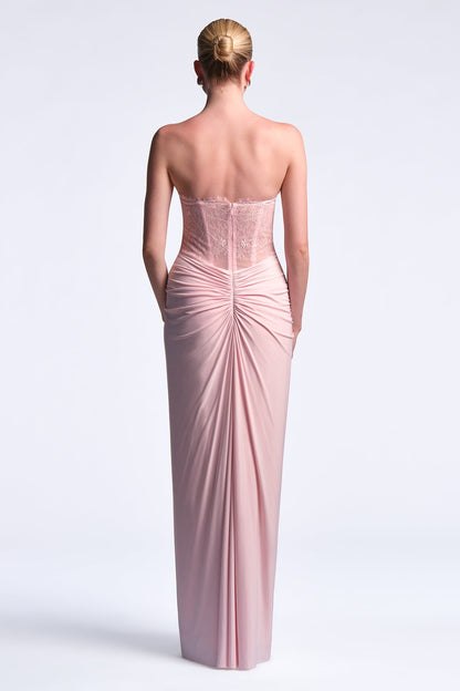 BCBGMAXAZRIA Joey Gown Quartz Pink