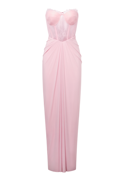 BCBGMAXAZRIA Joey Gown Quartz Pink