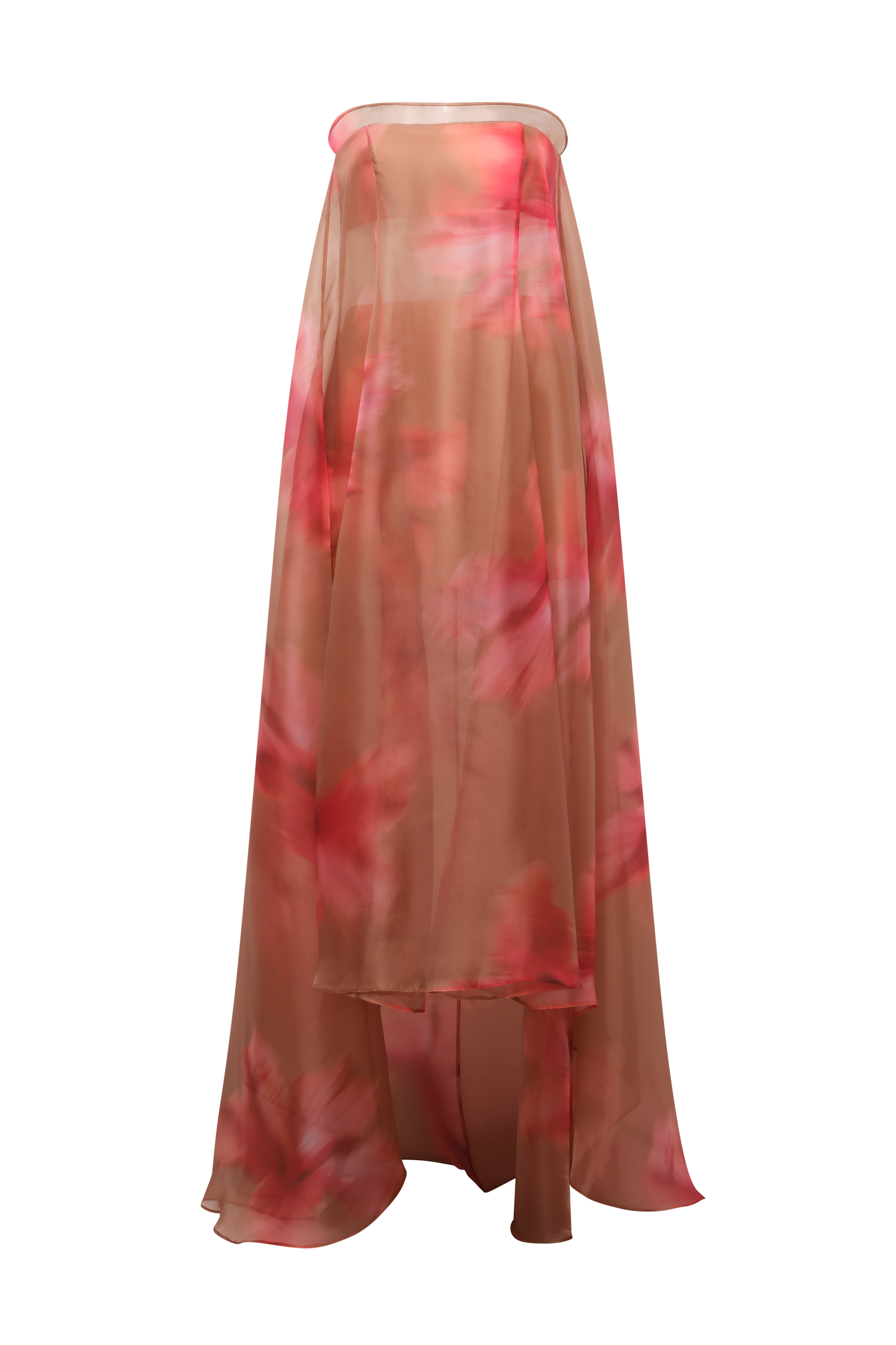 BCBGMAXAZRIA Annika Gown Flame Meadow Print