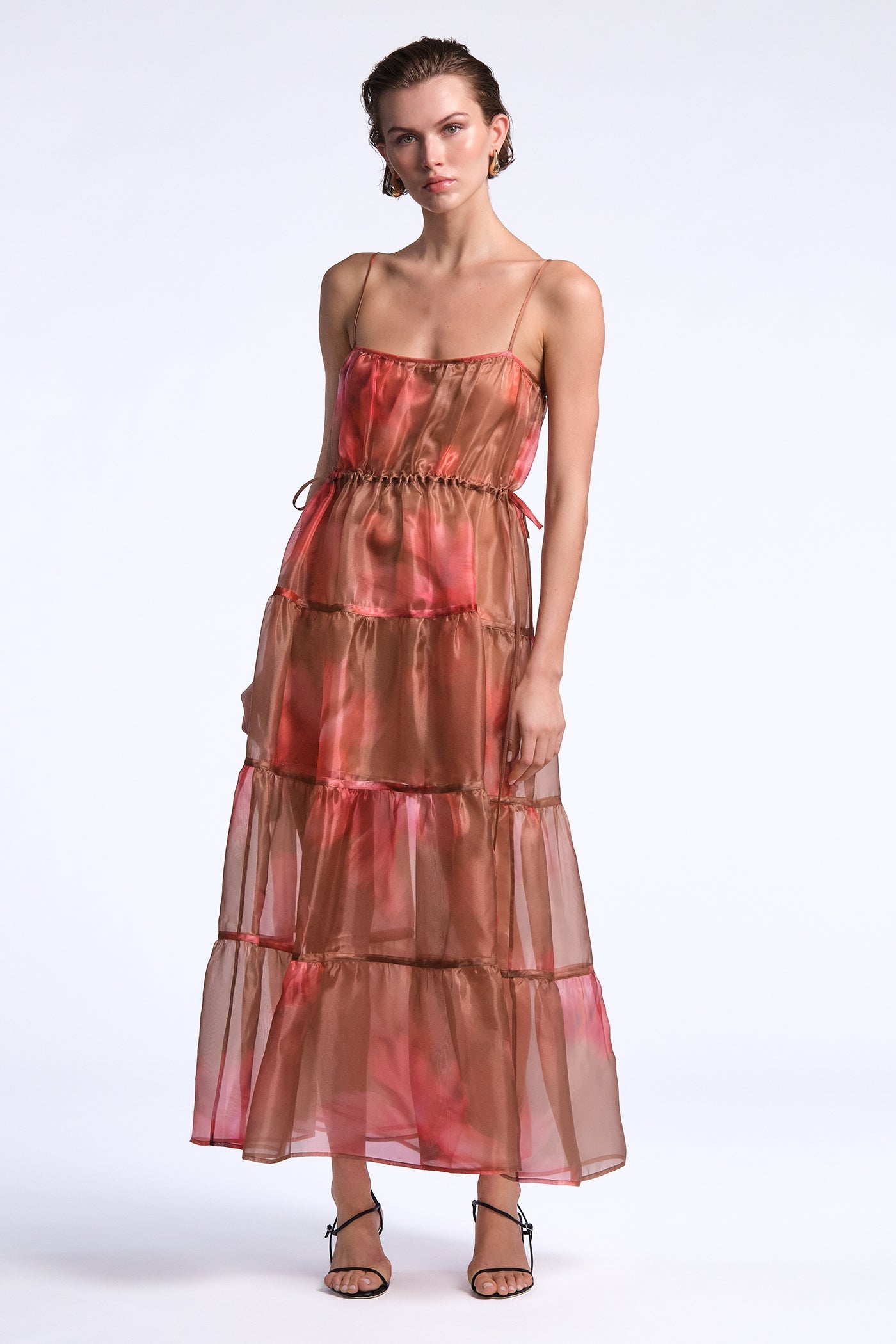 BCBGMAXAZRIA Carter Dress Flame Meadow Print