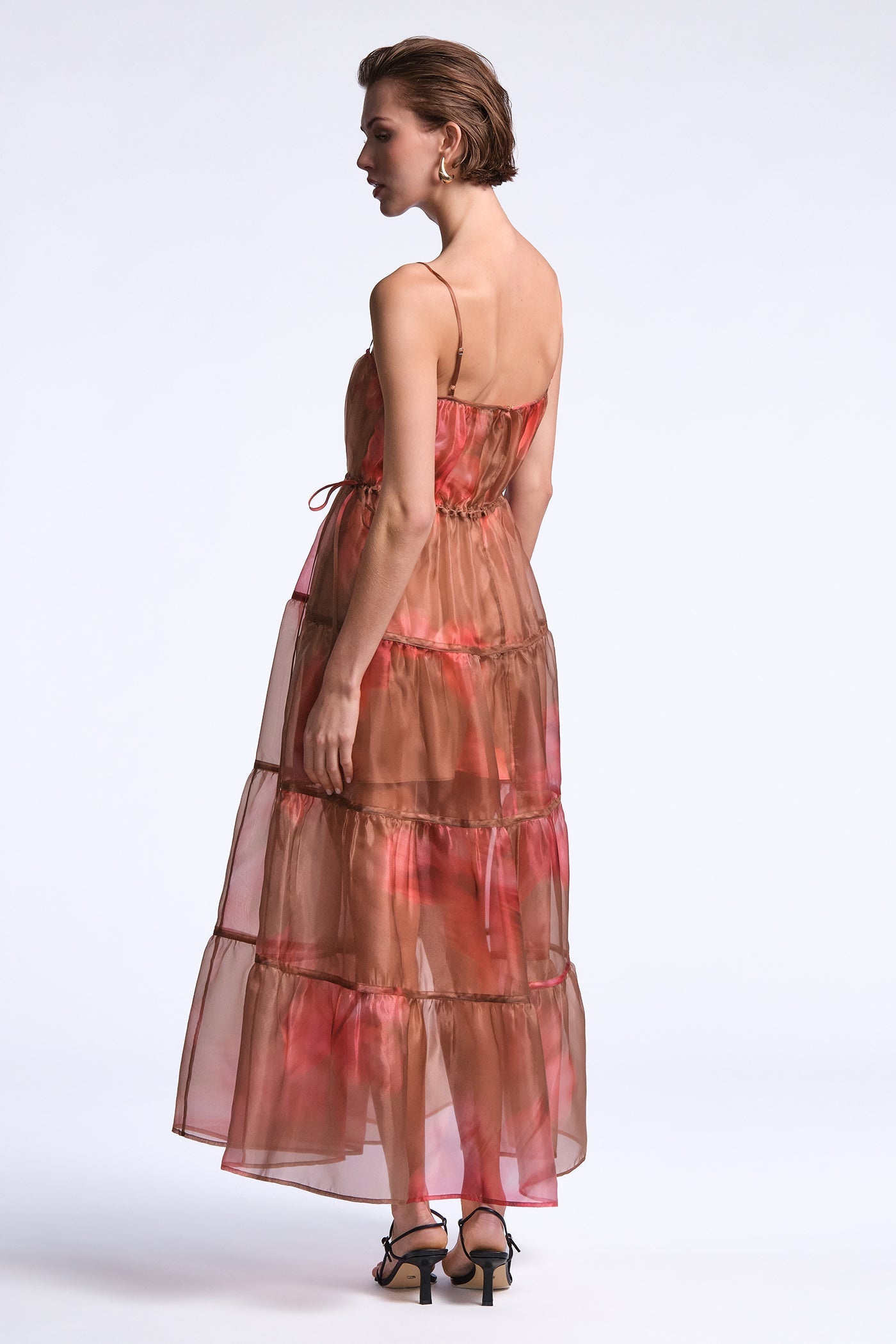 BCBGMAXAZRIA Carter Dress Flame Meadow Print