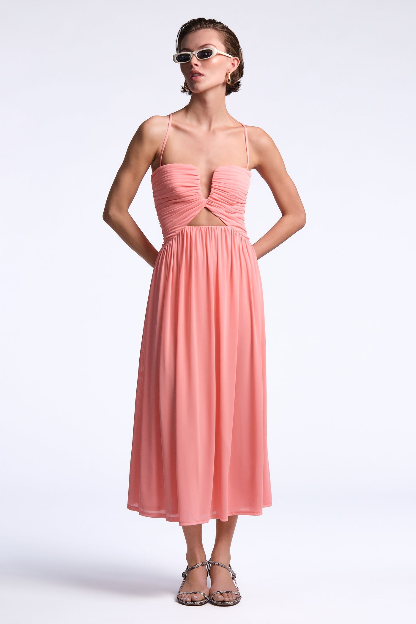 BCBGMAXAZRIA Mimi Dress Candy Pink