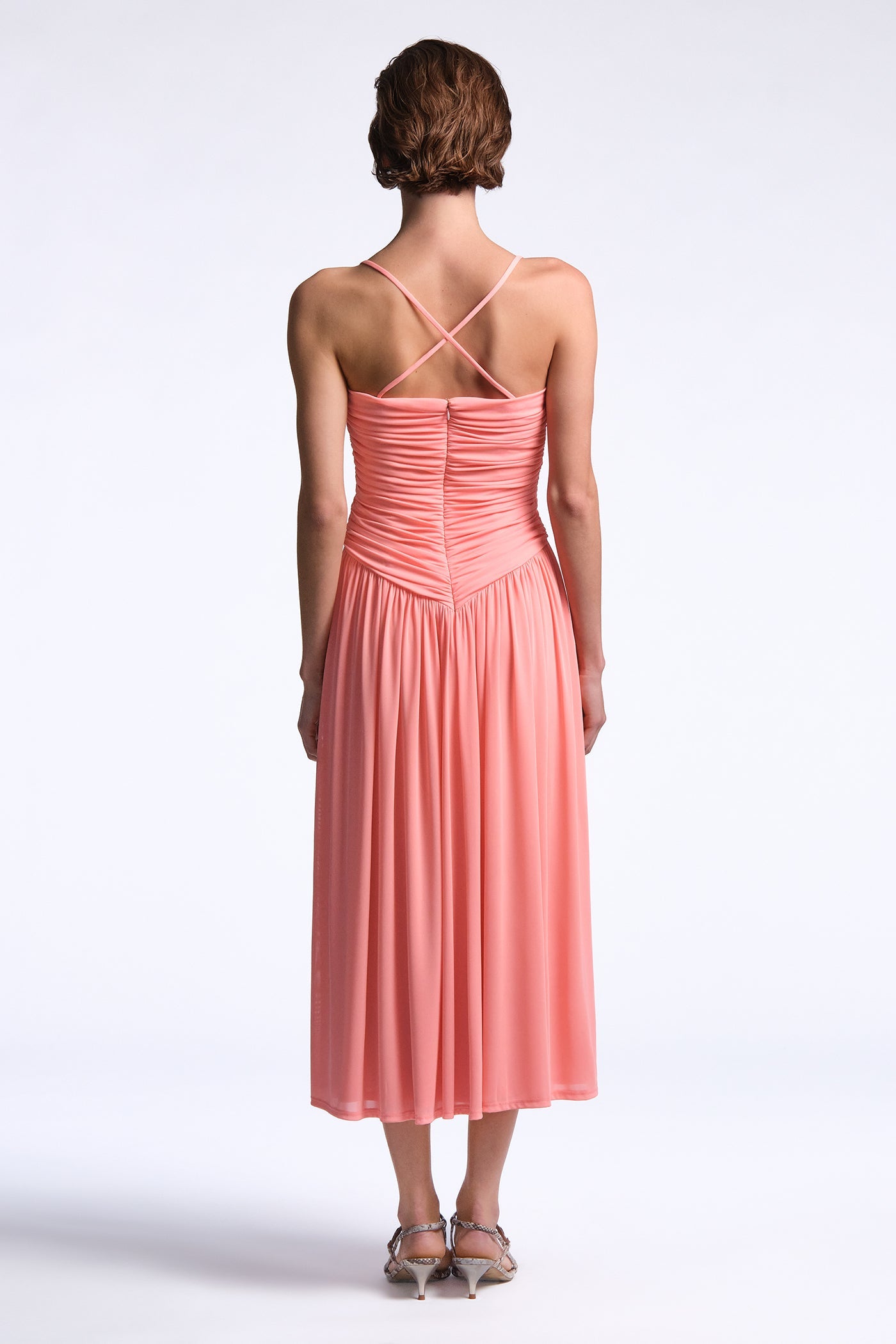 BCBGMAXAZRIA Mimi Dress Candy Pink