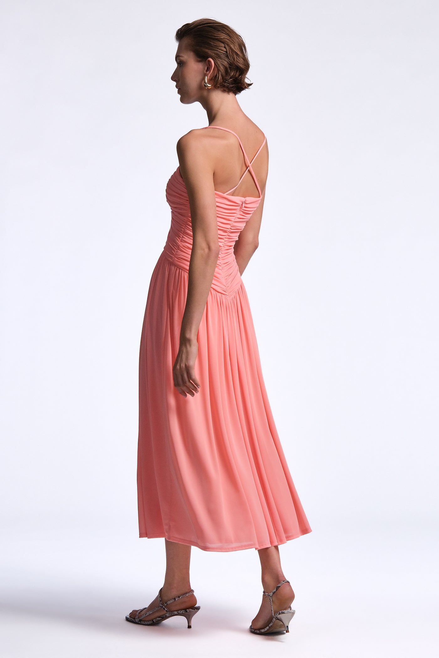 BCBGMAXAZRIA Mimi Dress Candy Pink