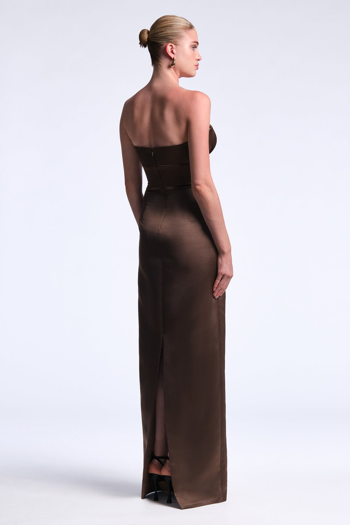 BCBGMAXAZRIA Mariane Gown Chocolate
