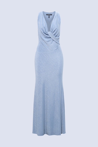 BCBGMAXAZRIA Knit Demi Gown Wedgewood Blue