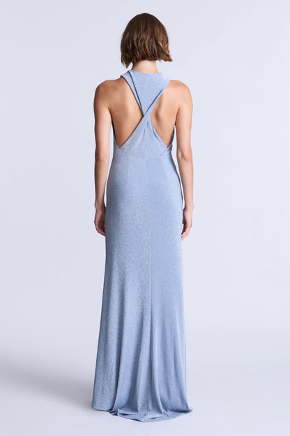 BCBGMAXAZRIA Knit Demi Gown Wedgewood Blue