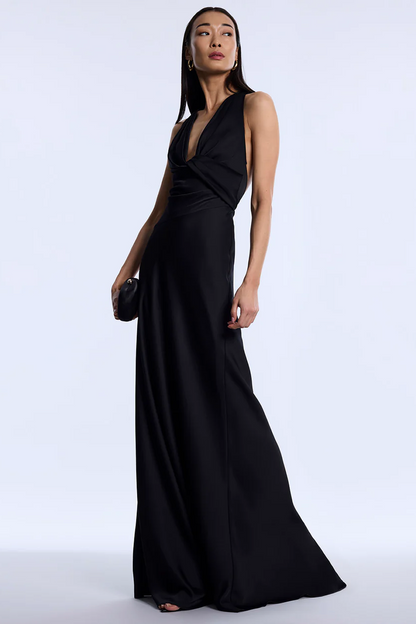 BCBGMAXAZRIA Demi Gown Black