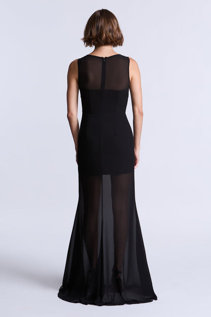 BCBGMAXAZRIA Bella Gown Black