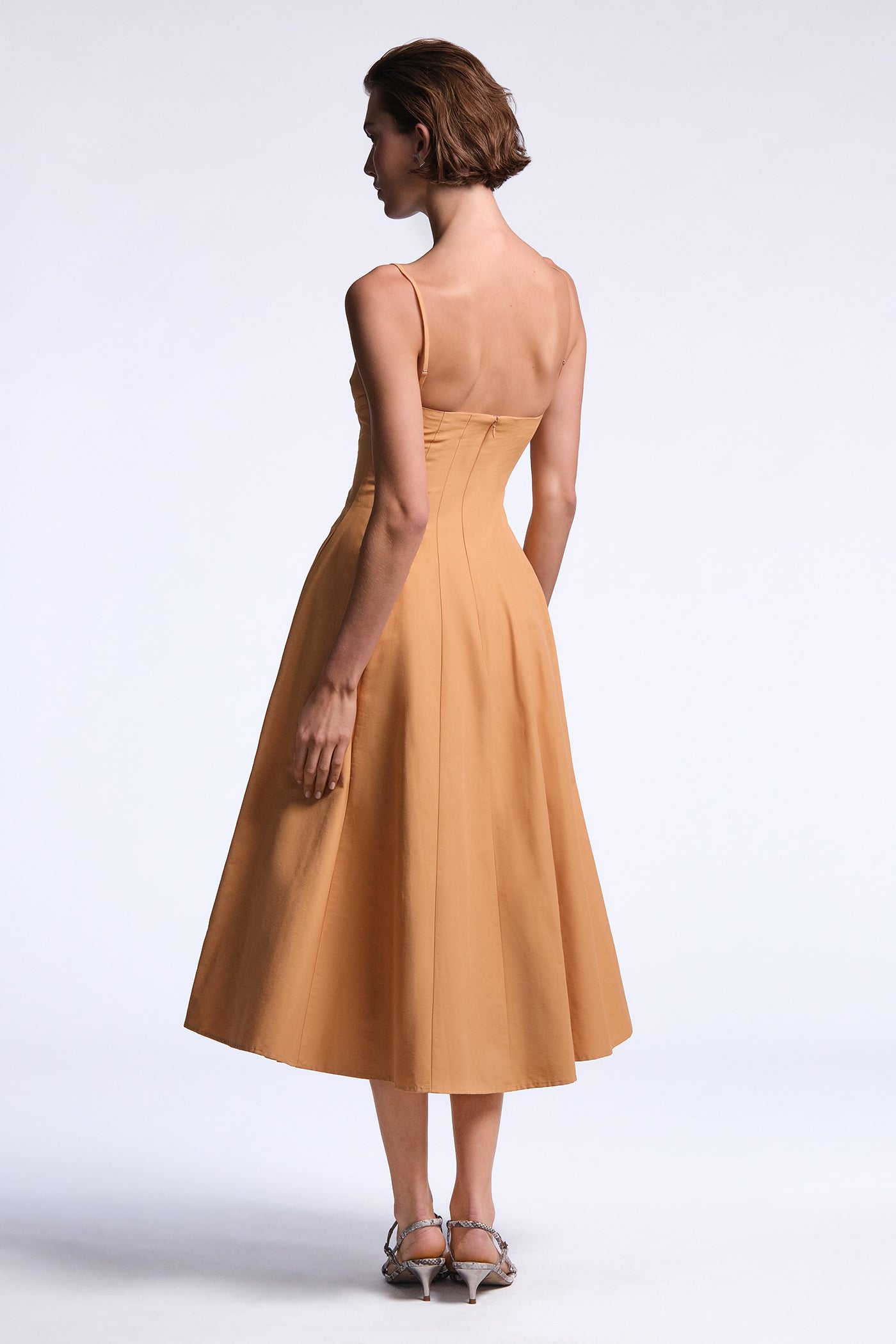BCBGMAXAZRIA Hallie Dress Carmel