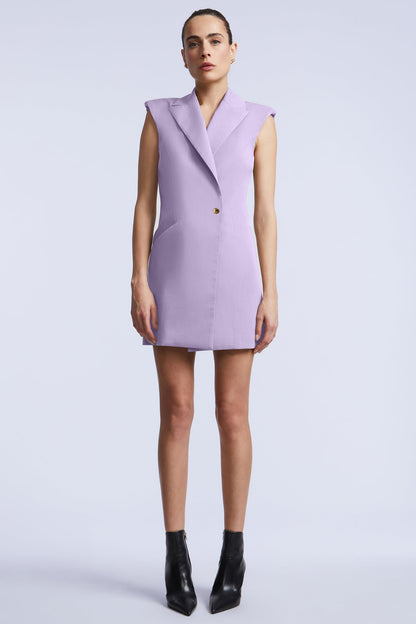 BCBGMAXAZRIA Kara Blazer Dress Lavender